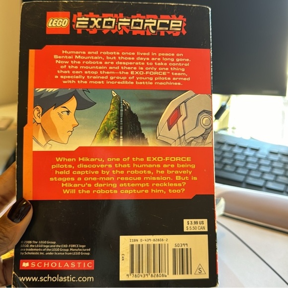 LEGO Exo-Force Escape from Sentai Mountain by Greg Farshtey (2006, Scholastic) - Picture 2 of 2